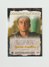 Load image into Gallery viewer, 2003 Xena Warrior Princess Autographs #A39 David Franklin as Brutus

