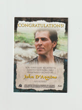 Load image into Gallery viewer, 2003 Xena Warrior Princess Autographs #A41 John D&#39;Aquino as Ulysses
