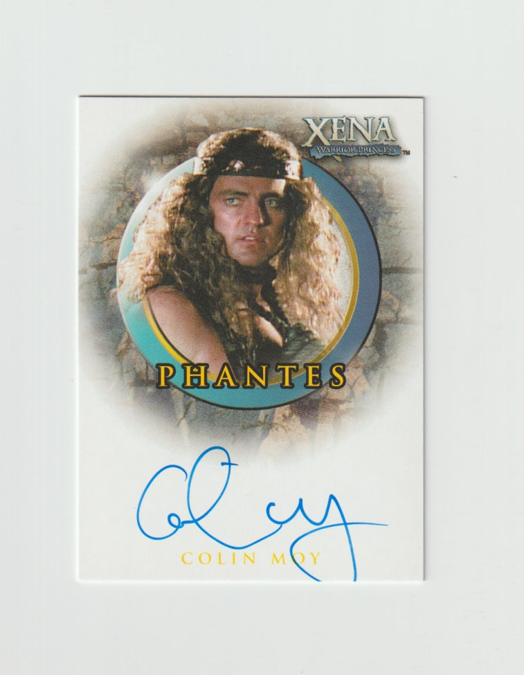 2003 Xena Warrior Princess Autographs #A42 Colin Moy as Phantes