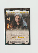 Load image into Gallery viewer, 2003 Xena Warrior Princess Autographs #A46 Jeff Thomas as Cycnus
