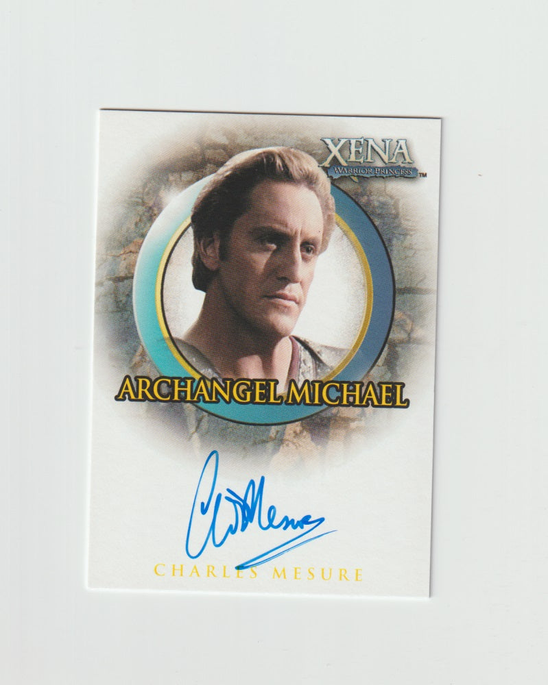 2003 Xena Warrior Princess Autographs #A47 Charles Mesure as Archangel Michael