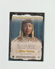 Load image into Gallery viewer, 2003 Xena Warrior Princess Autographs #A51 Gina Torres as Cleopatra
