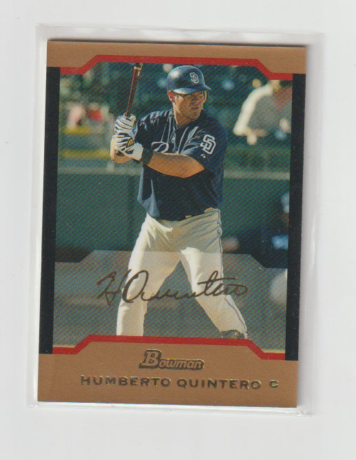 2004 Bowman Draft Gold #BDP5 Humberto Quintero