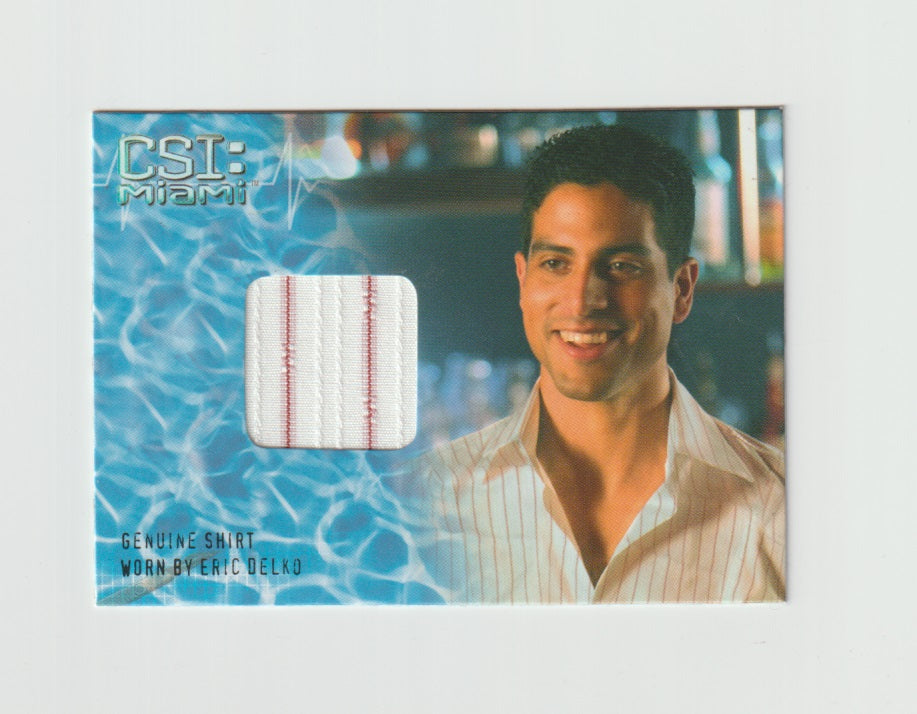 2004 CSI Miami Series 1 Costumes #CSI-MC2 Eric Delko played by Adam Rodriguez