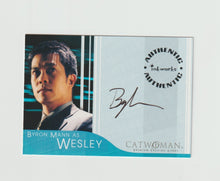 Load image into Gallery viewer, 2004 Catwoman Autographs #A-5 Byron Mann as Wesley
