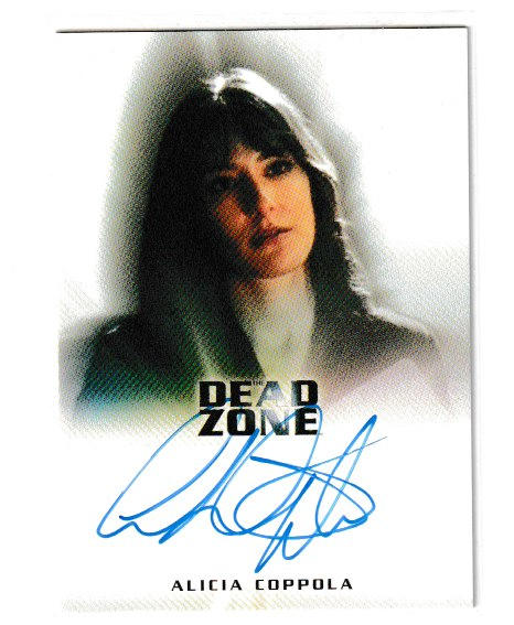 2004 Dead Zone S1 Alicia Coppola as Anita Nicholas Autograph