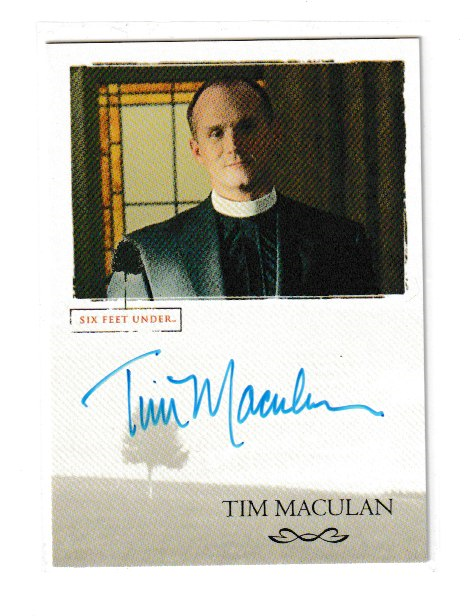 2004 Six Feet Under S 1 & 2 Tim Maculan as Father Jack Autograph