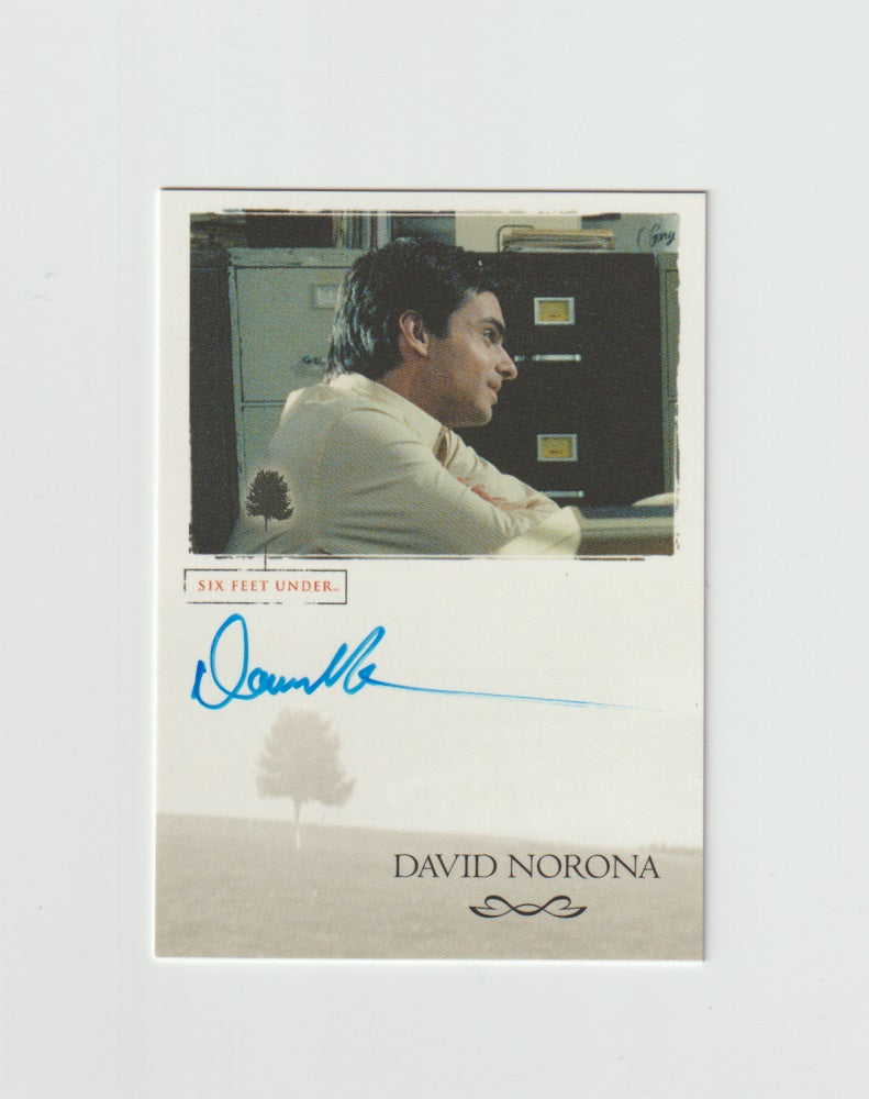 2004 Six Feet Under Seasons 1 & 2 Autographs David Norona as Gary Deitman