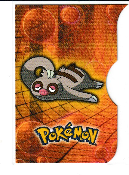 2004 Topps Pokemon Advanced Challenge #10 of 18 Slakoth Embossed Evolution