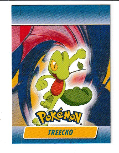 2004 Topps Pokemon Advanced Challenge #2 of 10 Treecko Pop Ups