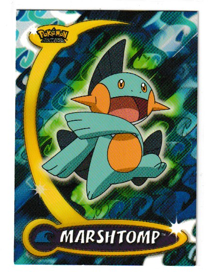 2004 Topps Pokemon Advanced Challenge #43 Marshtomp