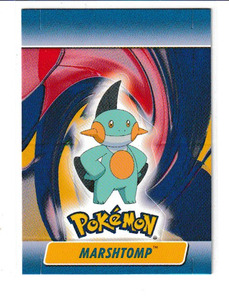 2004 Topps Pokemon Advanced Challenge #6 of 10 Marshtomp Pop Ups