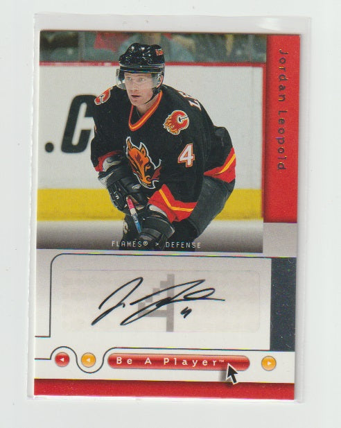 2005-06 Be A Player Signatures #LE Jordan Leopold