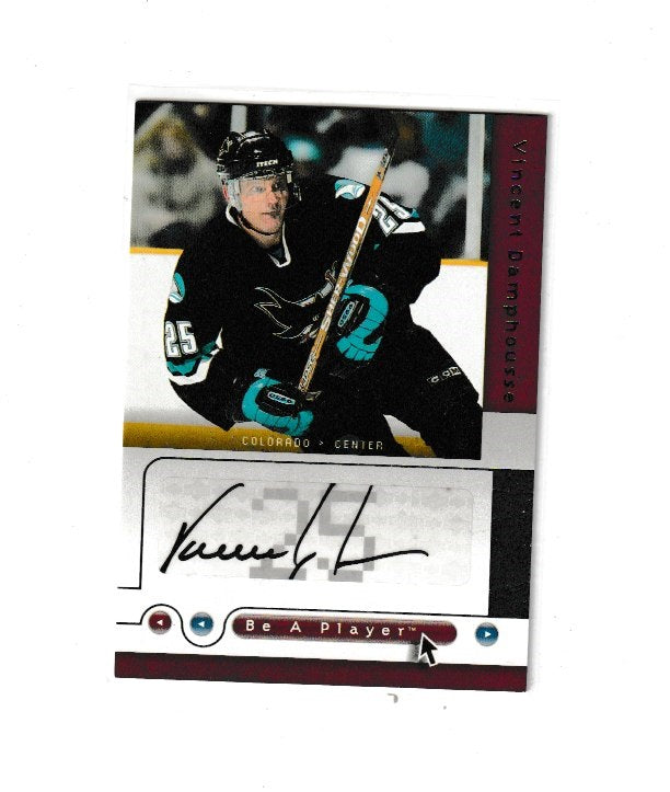 2005-06 Be A Player Signatures #VD Vincent Damphousse