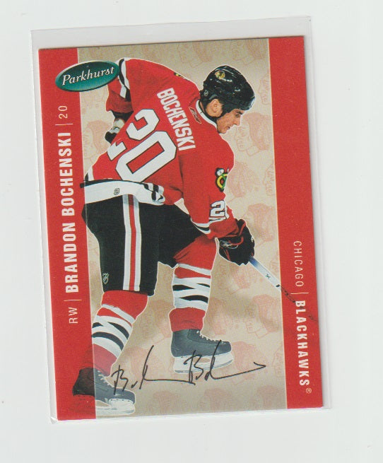 2005-06 Parkhurst Facsimile Auto Parallel #101 Brandon Bochenski