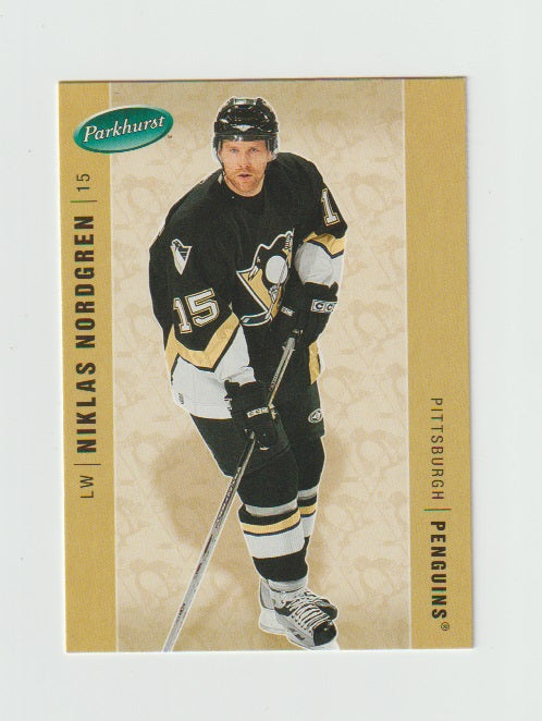 2005-06 Parkhurst Rookies #383 Niklas Nordgren