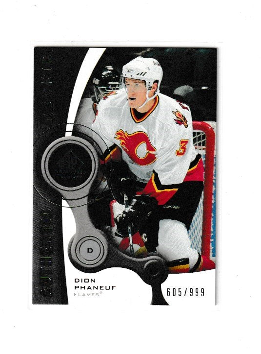 2005-06 SP Game Used  Authentic Rookie #130 Dion Phaneuf