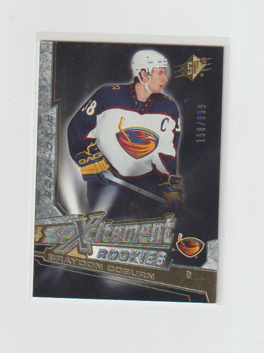 2005-06 SPx Xcitement Rookies #XR-BC Braydon Coburn
