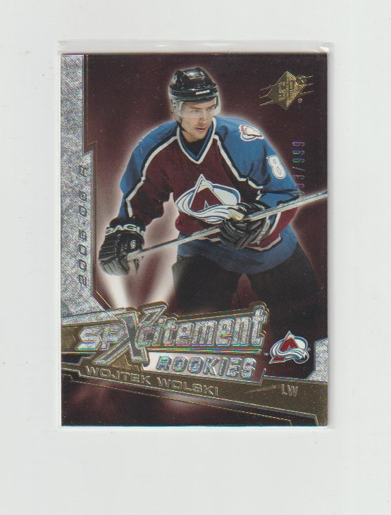 2005-06 SPx Xcitement Rookies #XR-WW Wojtek Wolski