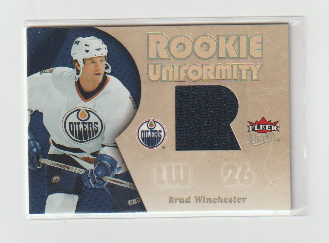 2005-06 Ultra Rookie Uniformity Jerseys #RU-BW Brad Winchester