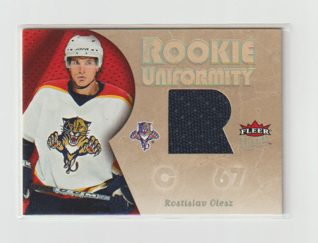 2005-06 Ultra Rookie Uniformity Jerseys #RU-RO Rostislav Olesz