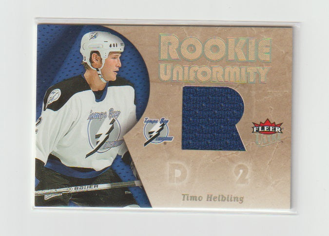 2005-06 Ultra Rookie Uniformity Jerseys #RU-TH Timo Helbling