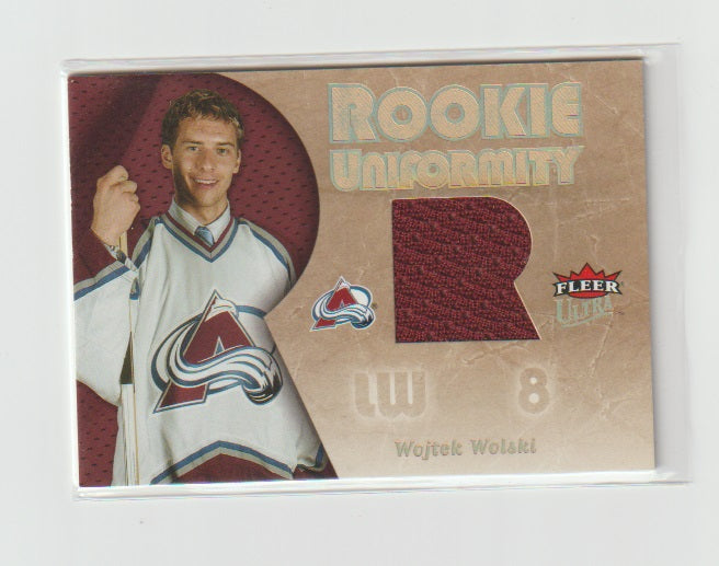 2005-06 Ultra Rookie Uniformity Jerseys #RU-WW Wojtek Wolski