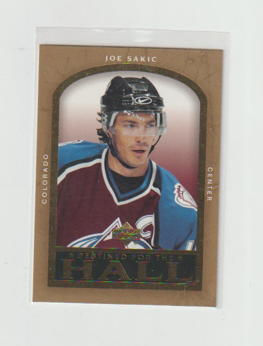 2005-06 Upper Deck Destined For The Hall #DH3 Joe Sakic