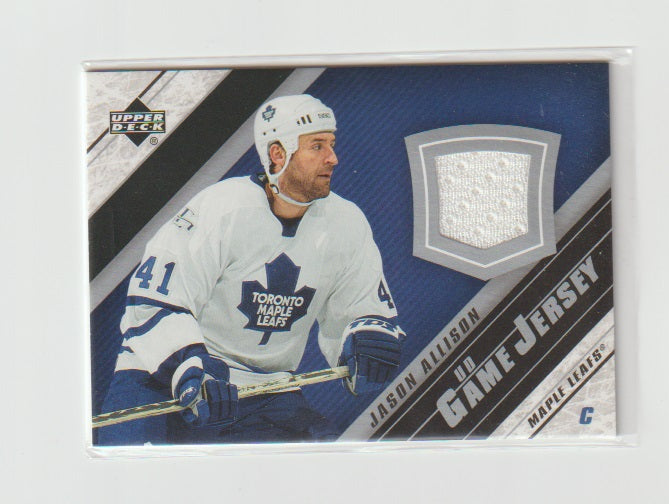 2005-06 Upper Deck Game Jerseys #J2-JA Jason Allison