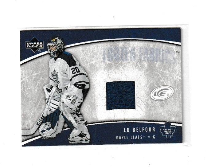 2005-06 Upper Deck Ice Frozen Fabrics #FF-EB Ed Belfour