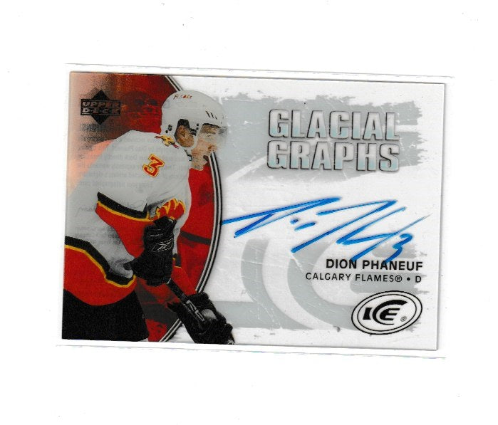 2005-06 Upper Deck Ice Glacial Graphs #GG-DP Dion Phaneuf