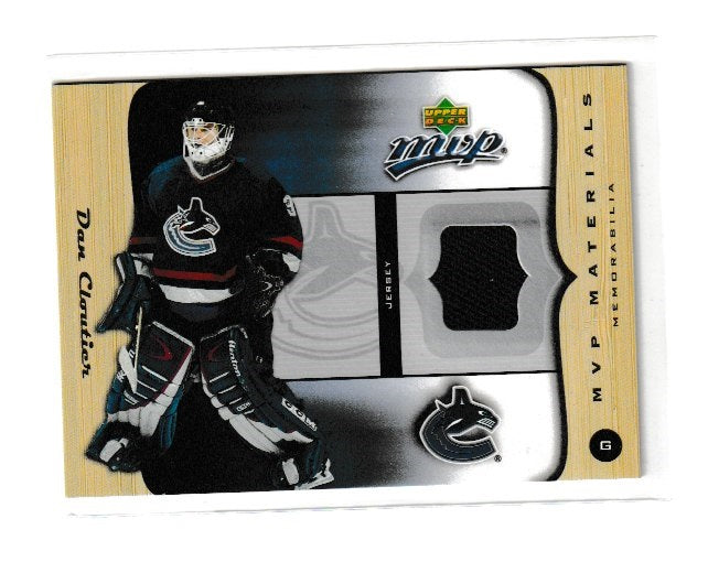 2005-06 Upper Deck MVP Materials #M-DC Dan Cloutier