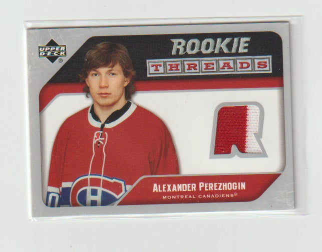 2005-06 Upper Deck Rookie Threads #RT-AP Alexander Perezhogin