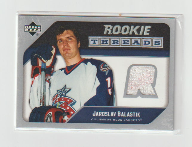 2005-06 Upper Deck Rookie Threads #RT-JB Jaroslav Balastik