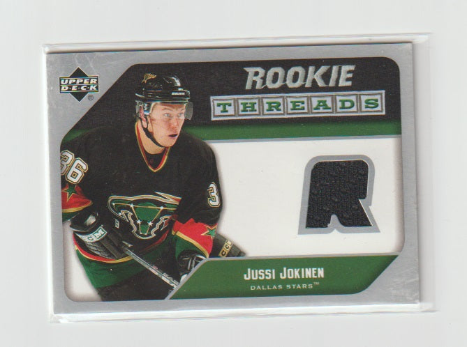 2005-06 Upper Deck Rookie Threads #RT-JJ Jussi Jokinen