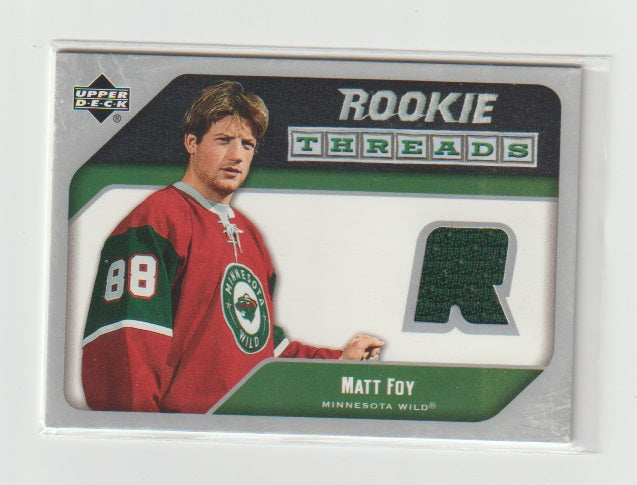 2005-06 Upper Deck Rookie Threads #RT-MF Matt Foy