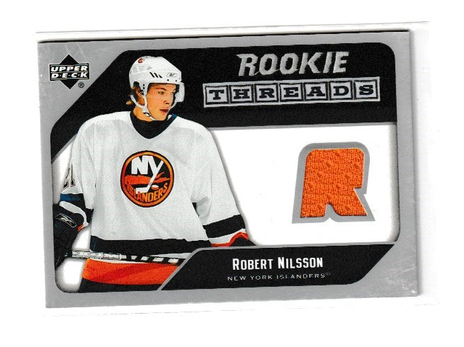2005-06 Upper Deck Rookie Threads #RT-RN Robert Nilsson