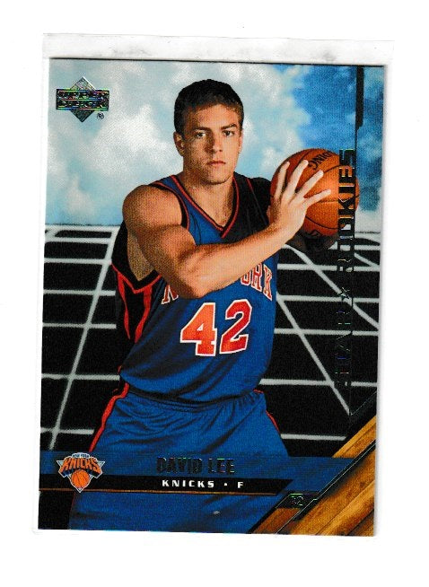 2005-06 Upper Deck Star Rookies #218 David Lee