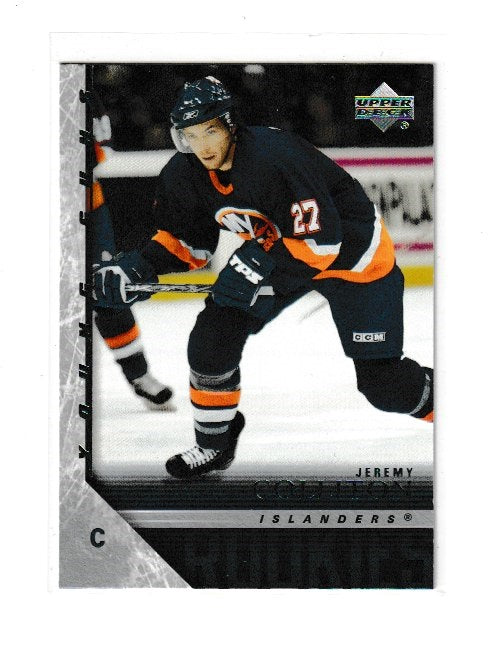 2005-06 Upper Deck Young Guns #481 Jeremy Colliton