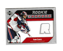 Load image into Gallery viewer, 2005-06 Upper Deck Rookie Threads #RT-YD Yann Danis

