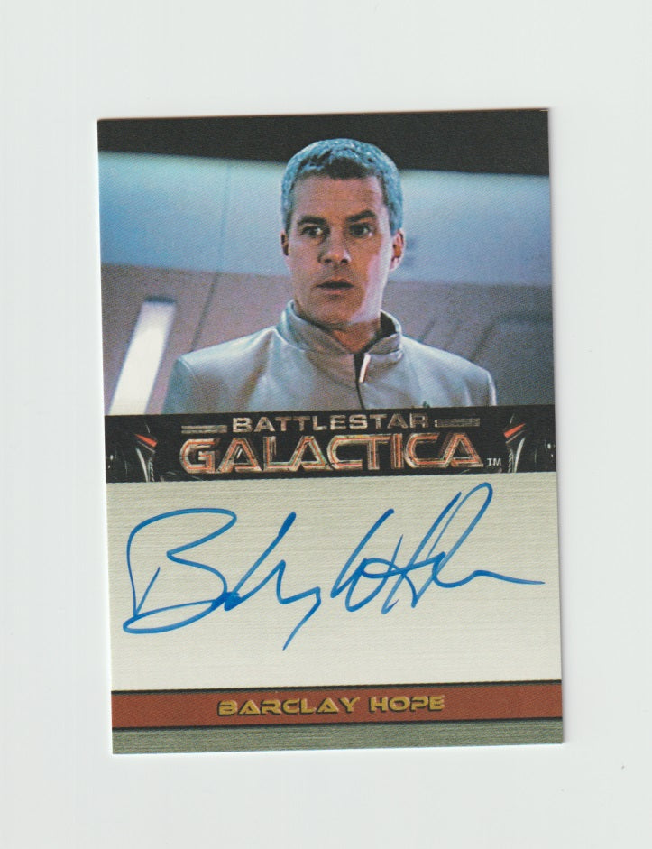 2005 Battlestar Galactica Premiere Autographs Barclay Hope as Transport Pilot