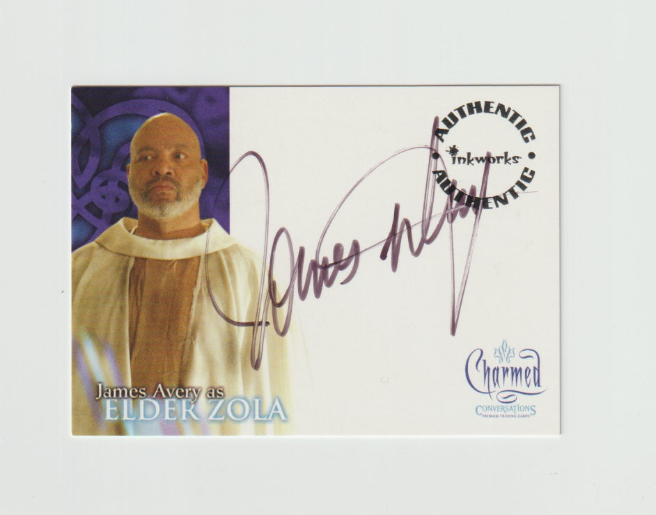 2005 Charmed Conversations Autographs #A-7 James Avery as Elder Zola