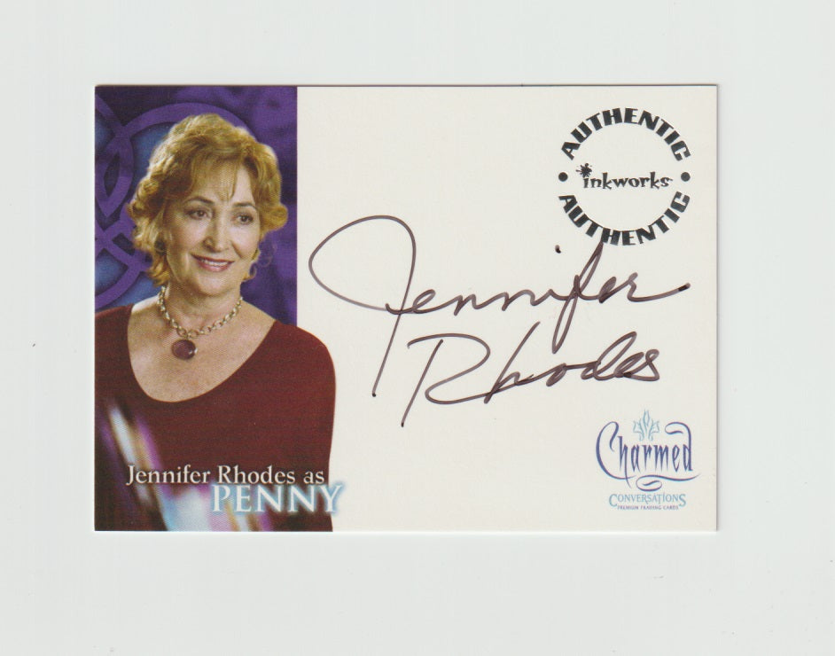 2005 Charmed Conversations Autographs #A-4 Jennifer Rhodes as Penny