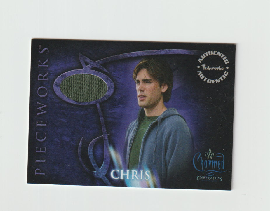 2005 Charmed Conversations Pieceworks #PWCC4 Drew Fuller as Chris