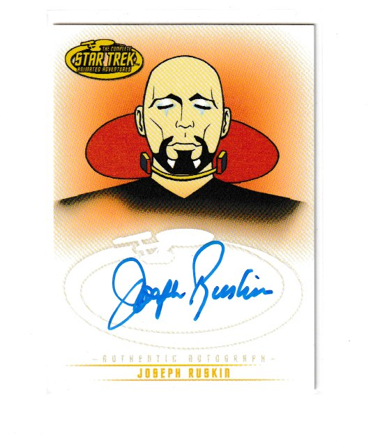 2005 Star Trek The Original Series Arts and Images #A24 Joseph Ruskin as Galt Autograph