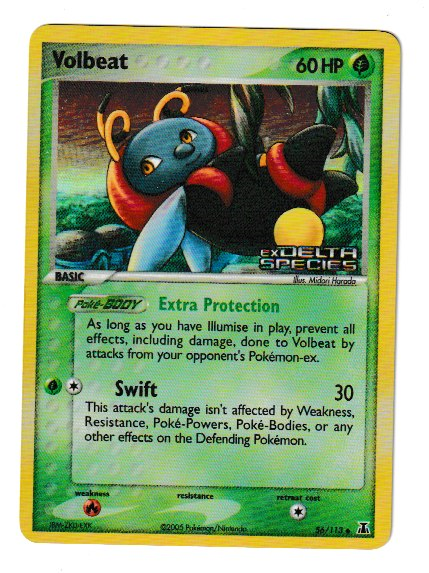 2005 EX Delta Species Reverse Foil #56 Volbeat