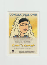 Load image into Gallery viewer, 2005 Xena and Hercules Animated Movie  Autographs Danielle Cormack as Animated Ephiny
