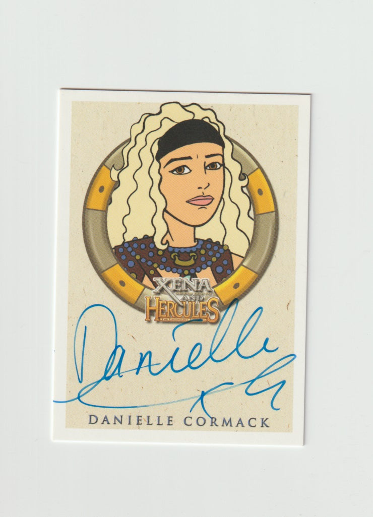2005 Xena and Hercules Animated Movie  Autographs Danielle Cormack as Animated Ephiny