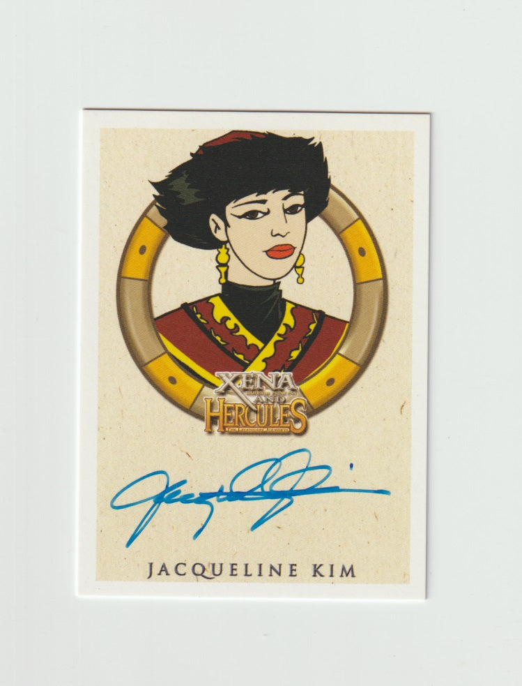 2005 Xena and Hercules Animated Movie Autographs Jacqueline Kim as Voice of Lao Ma
