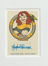Load image into Gallery viewer, 2005 Xena and Hercules Animated Movie  Autographs Josephine Davison as Voice of Artemis
